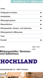Mobile Screenshot of hochlland.de